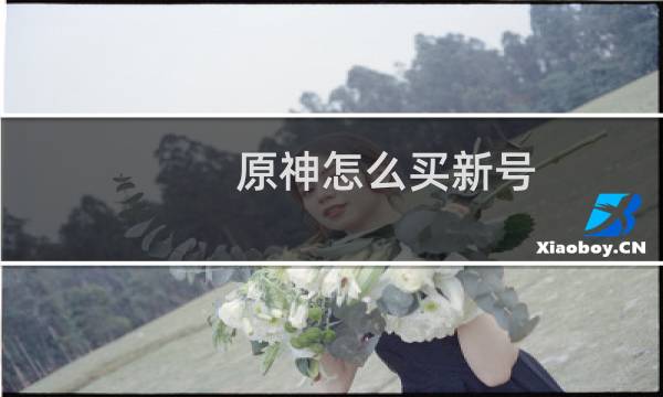 原神怎么买新号