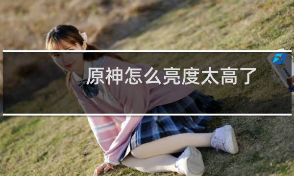 原神怎么亮度太高了