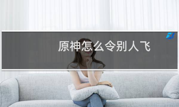 原神怎么令别人飞