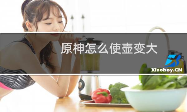 原神怎么使壶变大