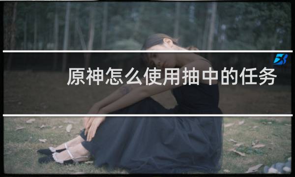 原神怎么使用抽中的任务