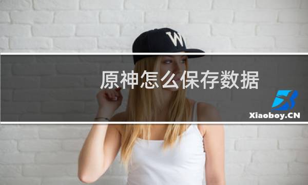 原神怎么保存数据