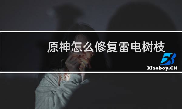 原神怎么修复雷电树枝