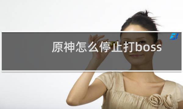 原神怎么停止打boss
