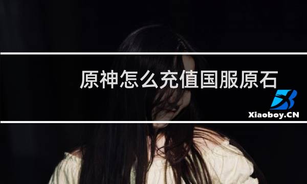 原神怎么充值国服原石