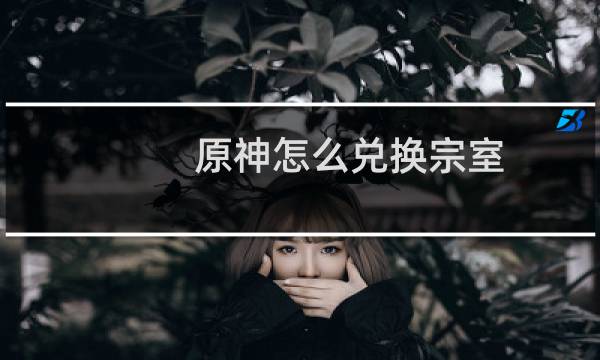 原神怎么兑换宗室