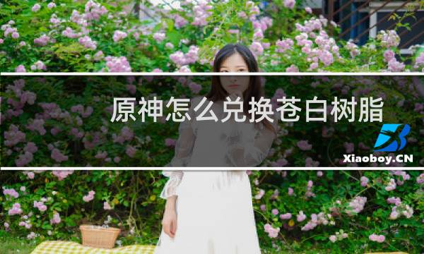 原神怎么兑换苍白树脂