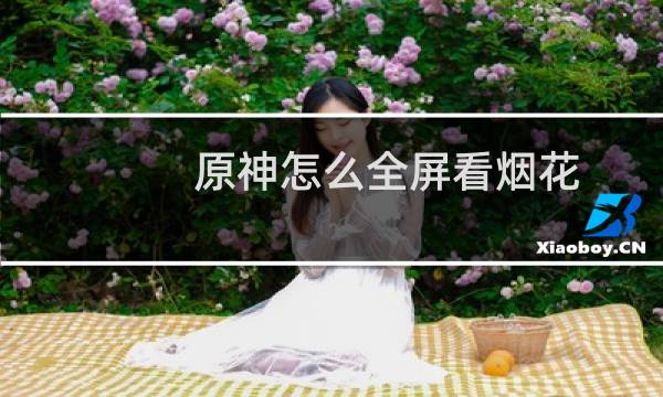 原神怎么全屏看烟花