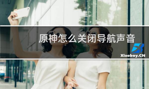 原神怎么关闭导航声音