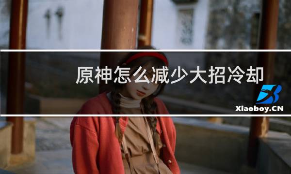 原神怎么减少大招冷却