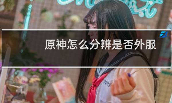 原神怎么分辨是否外服