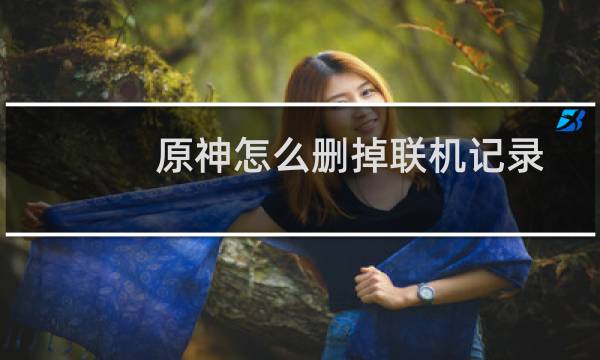原神怎么删掉联机记录