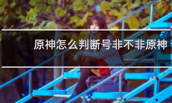 原神怎么判断号非不非原神
