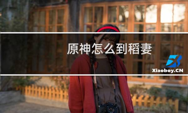原神怎么到稻妻