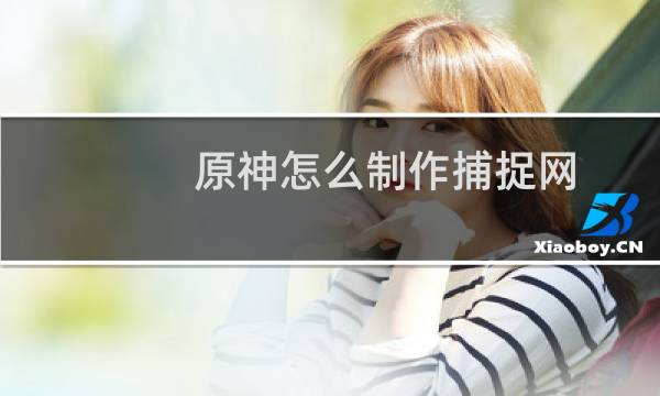 原神怎么制作捕捉网
