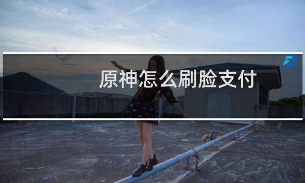 原神怎么刷脸支付