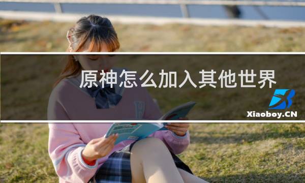 原神怎么加入其他世界
