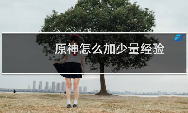 原神怎么加少量经验