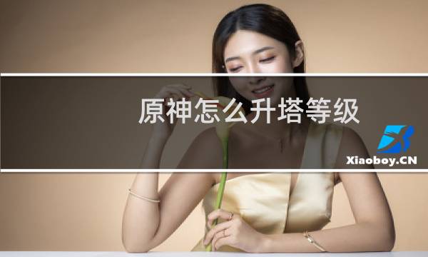 原神怎么升塔等级