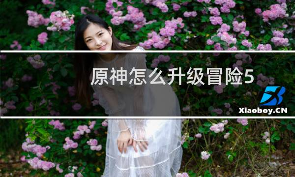 原神怎么升级冒险5