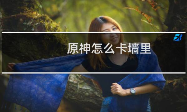 原神怎么卡墙里