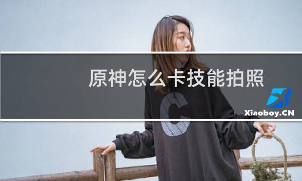 原神怎么卡技能拍照