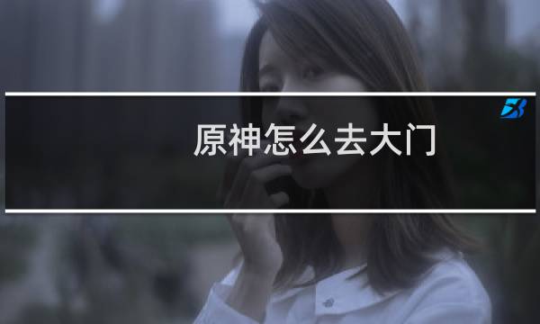 原神怎么去大门
