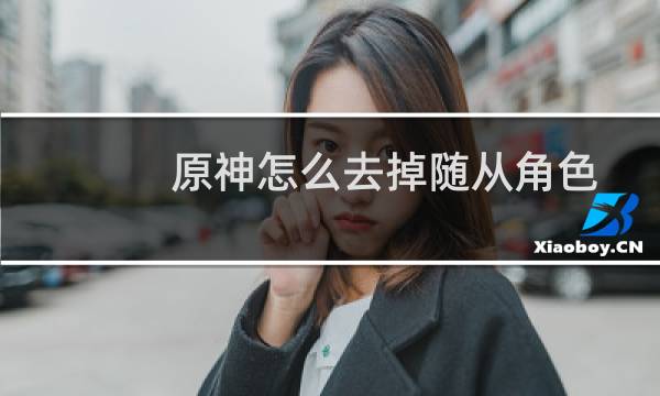 原神怎么去掉随从角色
