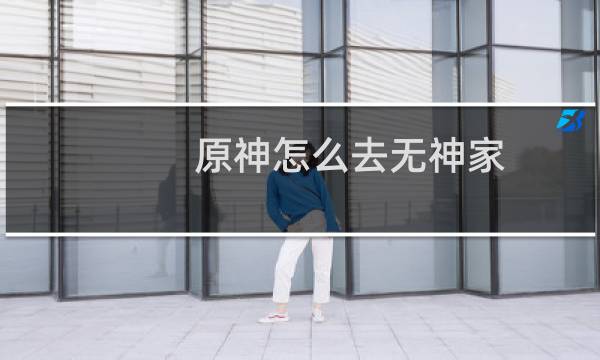 原神怎么去无神家