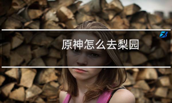 原神怎么去梨园