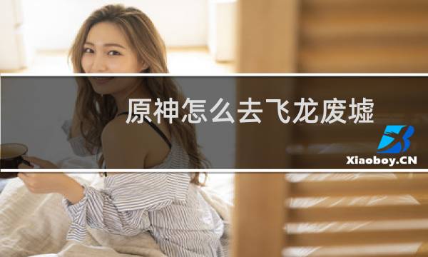 原神怎么去飞龙废墟