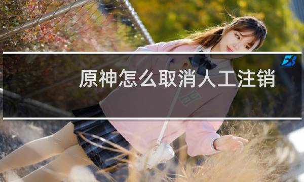 原神怎么取消人工注销