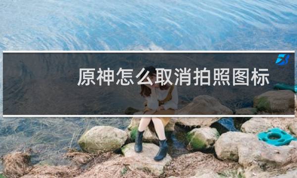 原神怎么取消拍照图标