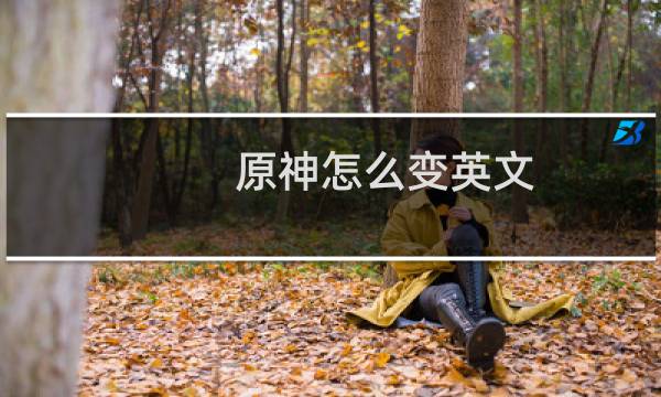 原神怎么变英文