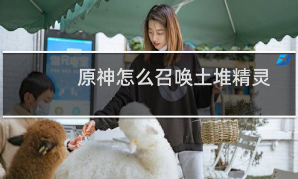 原神怎么召唤土堆精灵