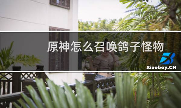 原神怎么召唤鸽子怪物