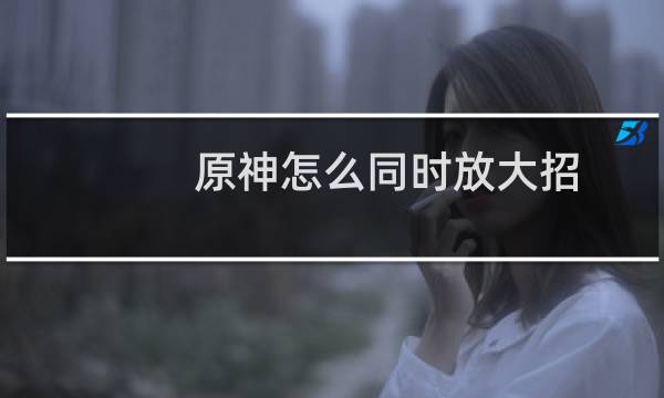 原神怎么同时放大招