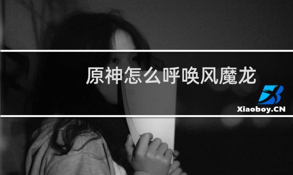 原神怎么呼唤风魔龙