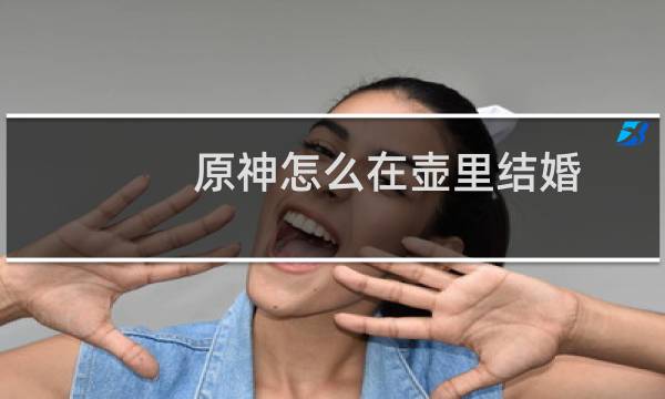 原神怎么在壶里结婚
