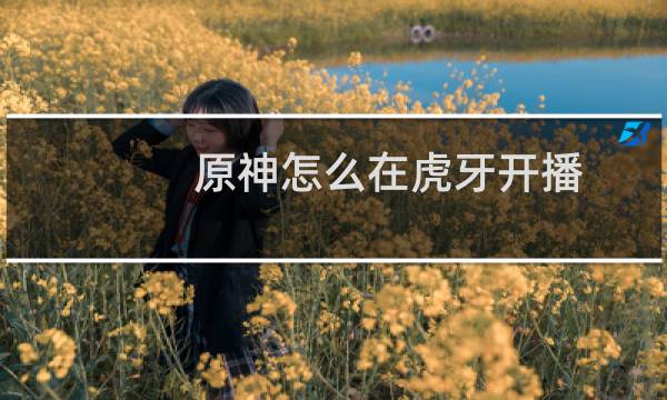 原神怎么在虎牙开播