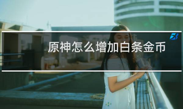 原神怎么增加白条金币