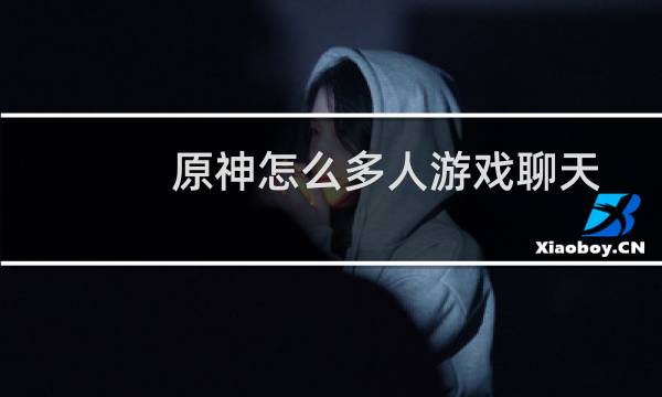 原神怎么多人游戏聊天