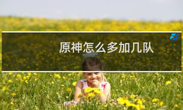 原神怎么多加几队