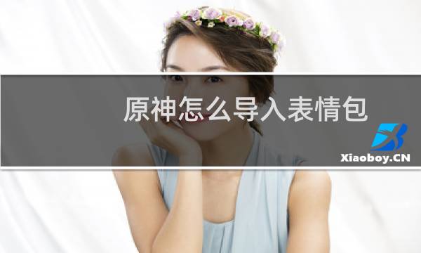 原神怎么导入表情包