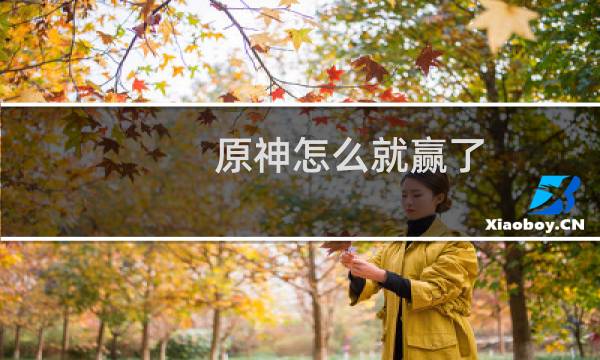 原神怎么就赢了