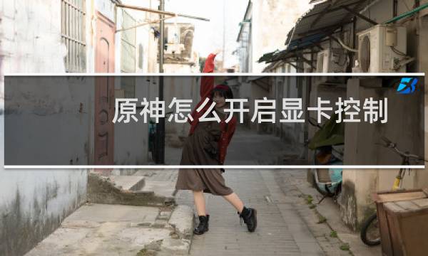 原神怎么开启显卡控制