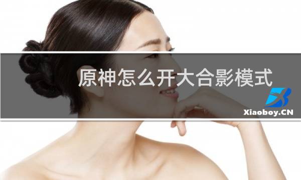 原神怎么开大合影模式