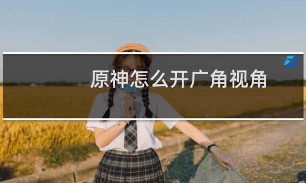 原神怎么开广角视角