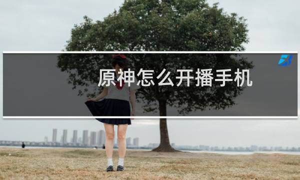 原神怎么开播手机