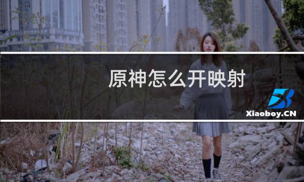 原神怎么开映射